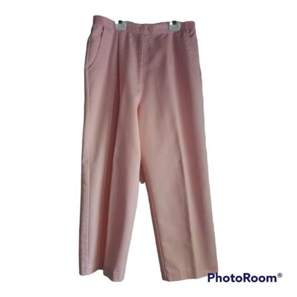 Vintage Lily's of Beverly Hills Pink Dress Slacks Size 16